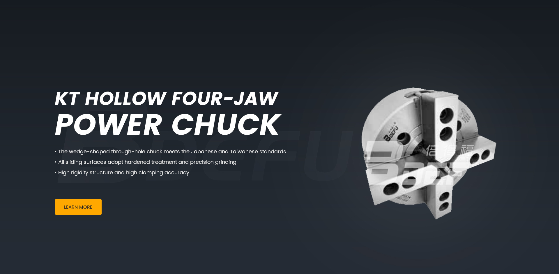 KT Hollow four-jaw power chuck