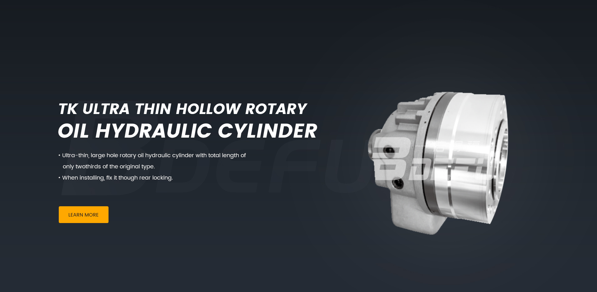 TK Ultra thin hollow rotary oil hydraulic cylinder